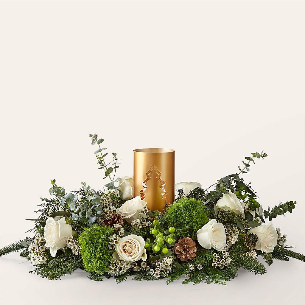 Chestnuts Roasting Centerpiece – Kay Penny Florist, Hamilton ON