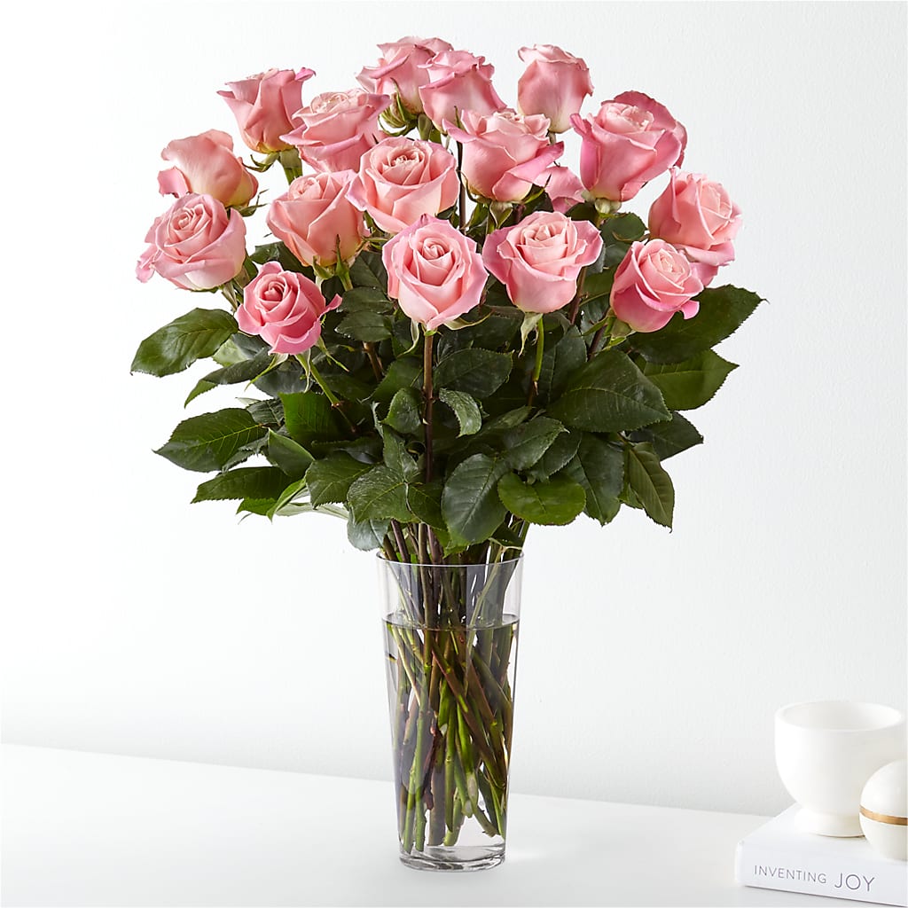 Long Stem Pink Rose Bouquet – Kay Penny Florist, Hamilton ON