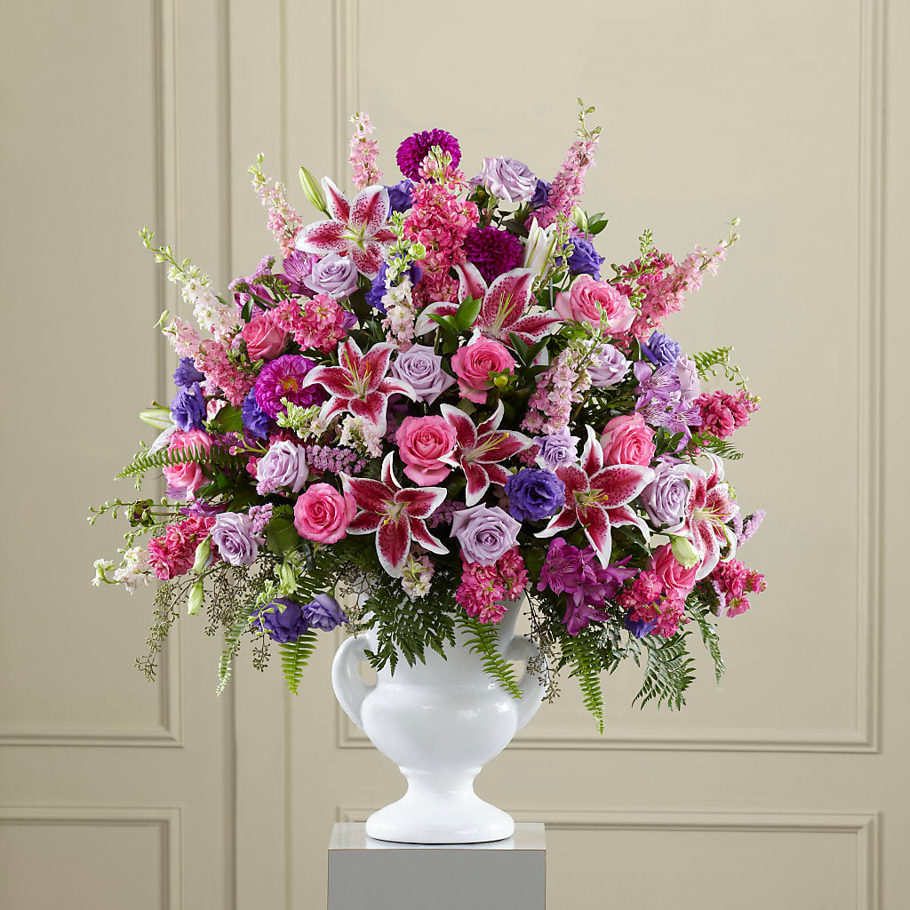 Peaceful Tribute Arrangement – Kay Penny Florist, Hamilton ON