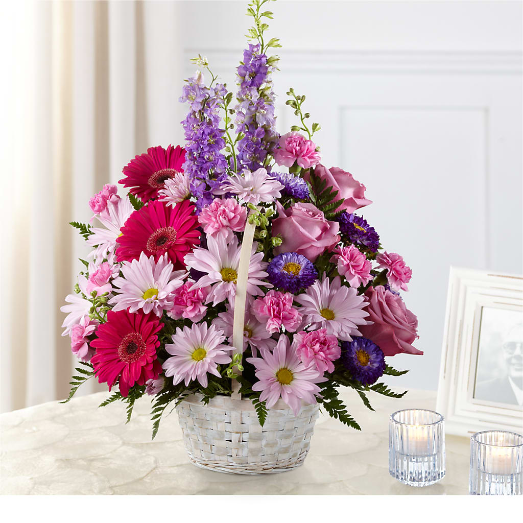 Pastel Peace Basket – Kay Penny Florist, Hamilton ON