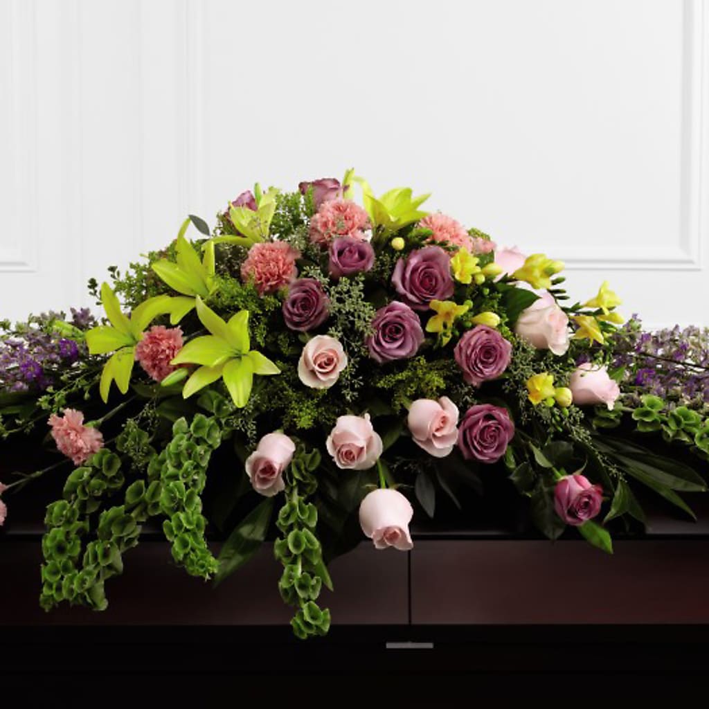 Forever Beloved Casket Spray – Kay Penny Florist, Hamilton ON