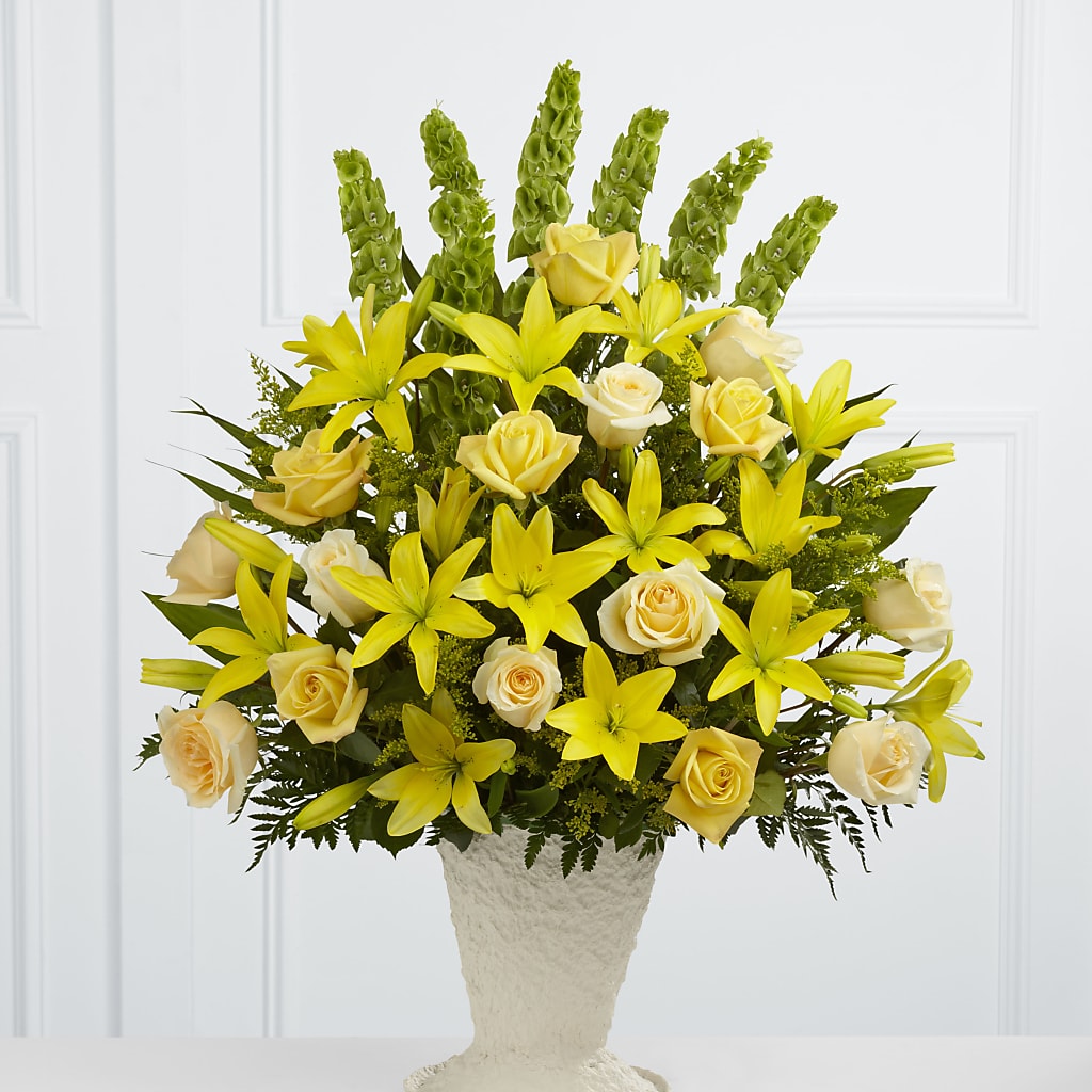 Golden Memories Arrangement – Kay Penny Florist, Hamilton ON
