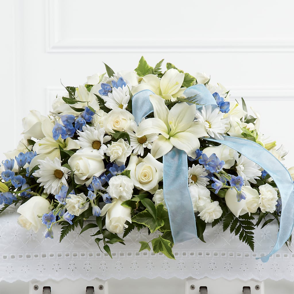 Tender Treasure Casket Spray – Kay Penny Florist, Hamilton ON