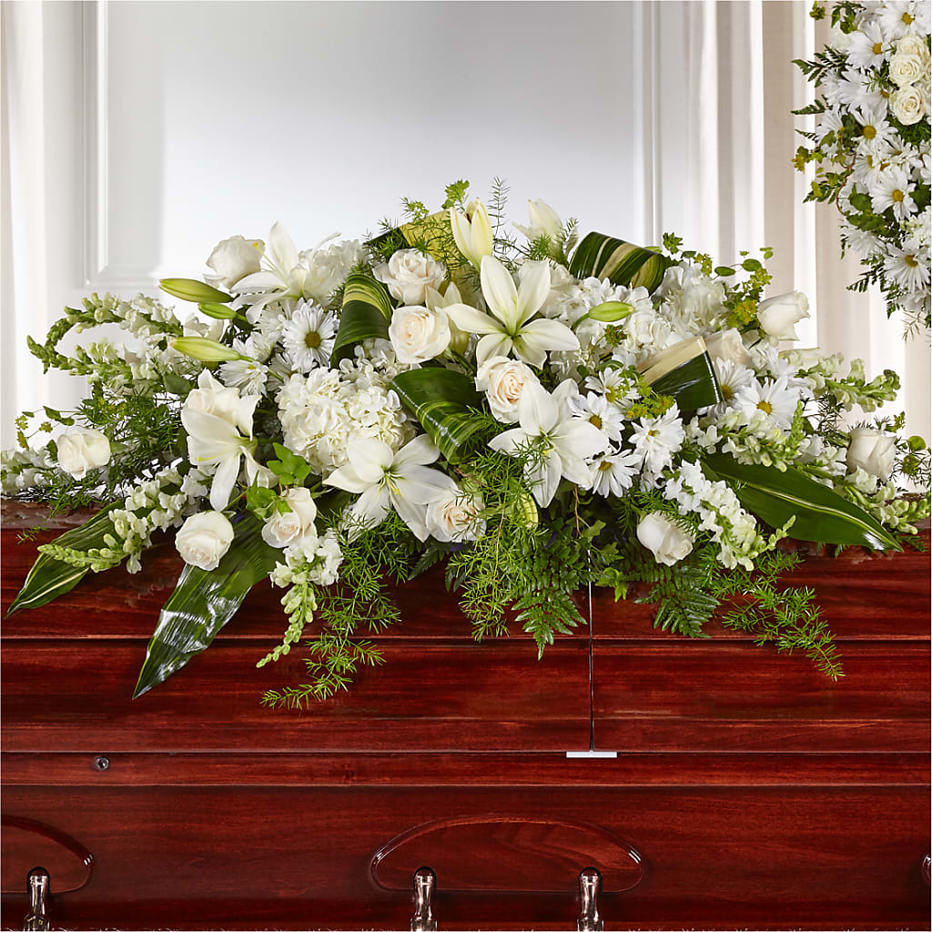 Abundance Casket Spray – Kay Penny Florist, Hamilton ON