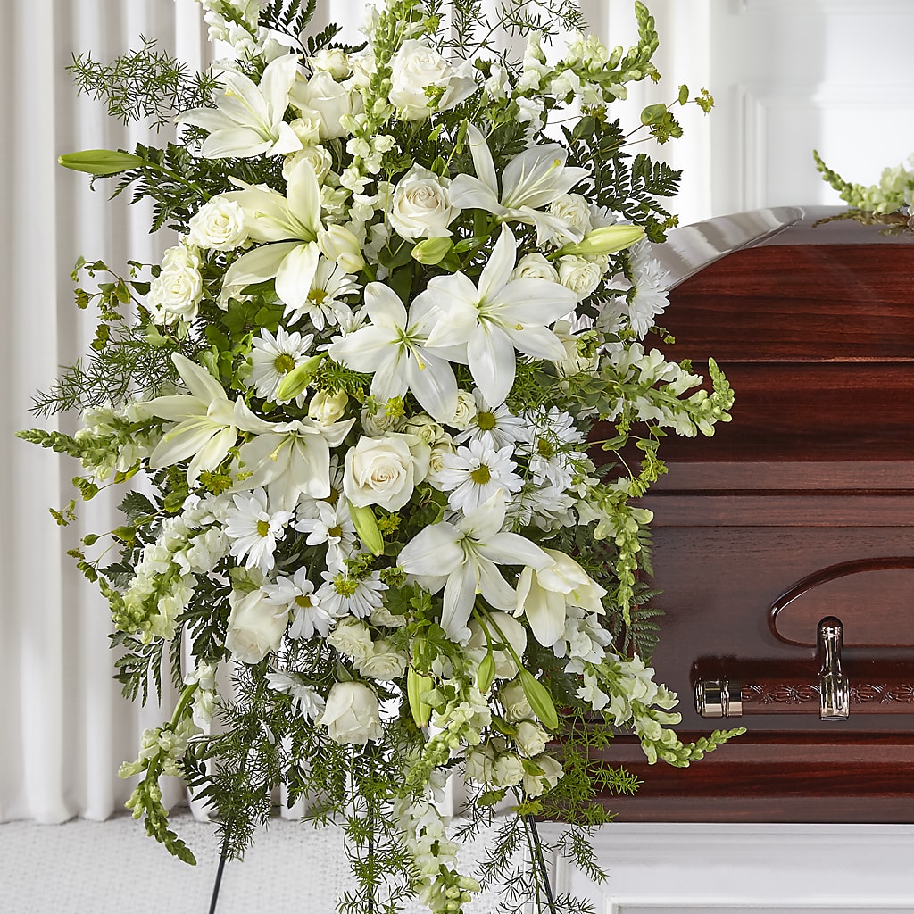 Loving Thoughts Standing Spray – Kay Penny Florist, Hamilton ON