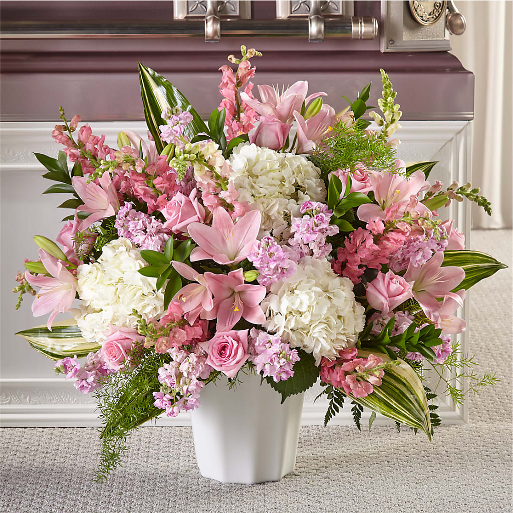 Simply Serene Floor Basket – Kay Penny Florist, Hamilton ON
