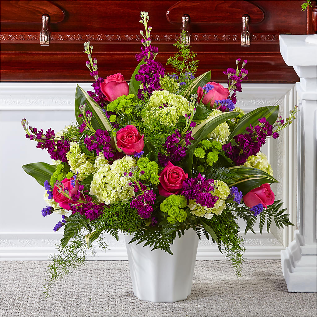 Beautiful Horizons Floor Basket – Kay Penny Florist, Hamilton ON