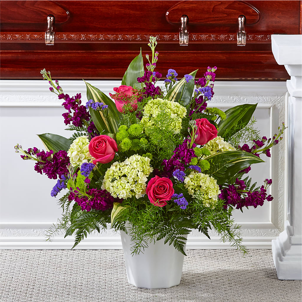 Beautiful Horizons Floor Basket – Kay Penny Florist, Hamilton ON