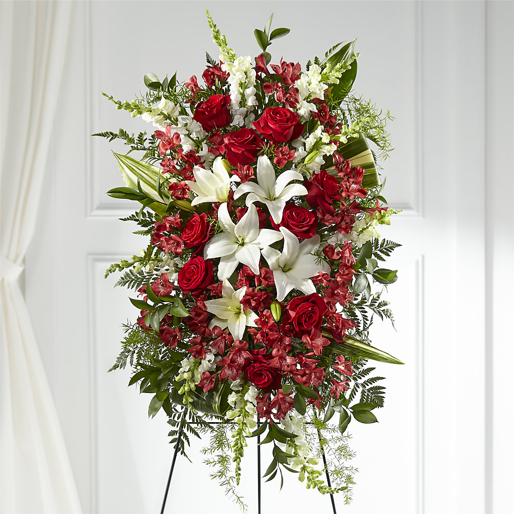 Everlasting Memory Standing Spray – Kay Penny Florist, Hamilton ON