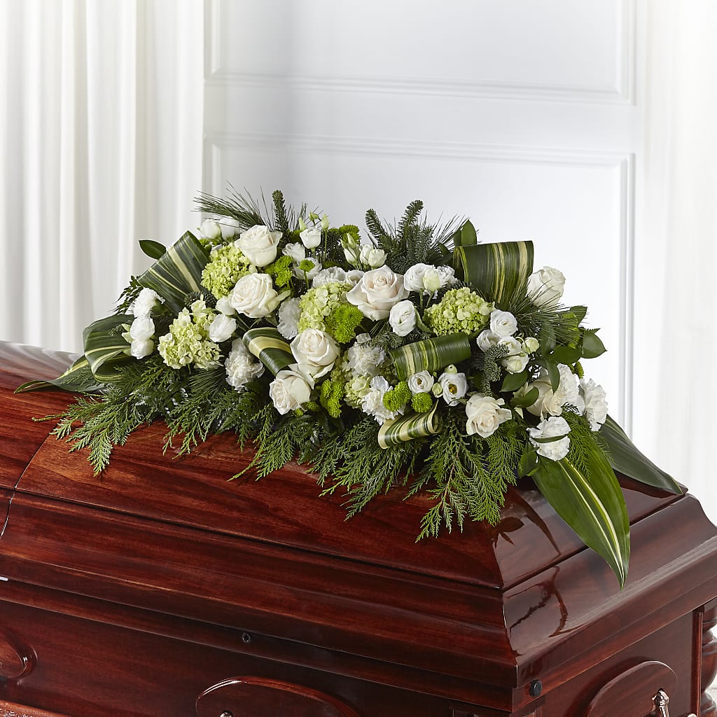 Hopeful Gesture Casket Spray – Kay Penny Florist, Hamilton ON