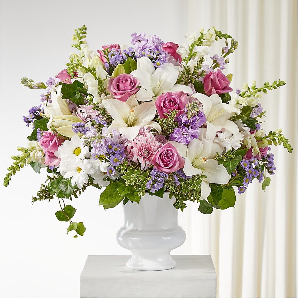 Remarkable Life Urn Arrangement – Kay Penny Florist, Hamilton ON