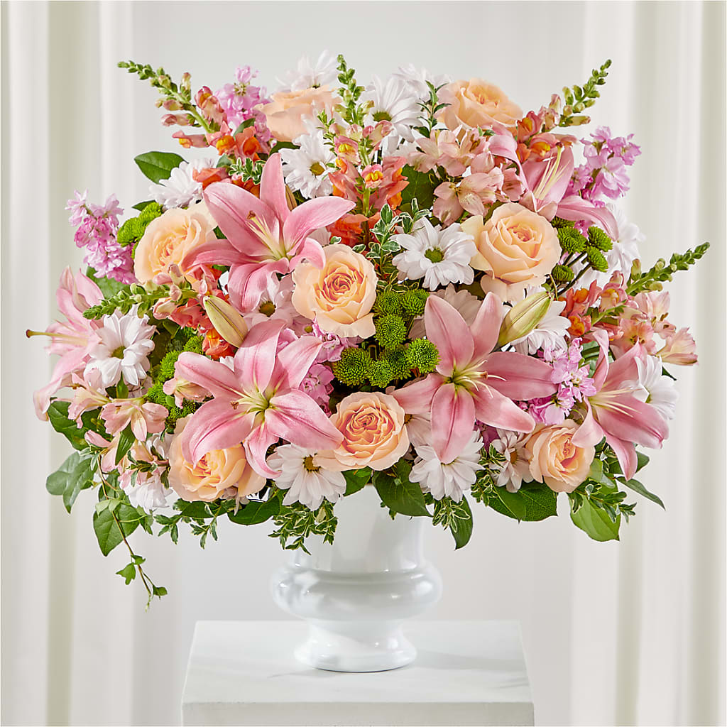 Heartfelt Gesture Urn Arrangement – Kay Penny Florist, Hamilton ON