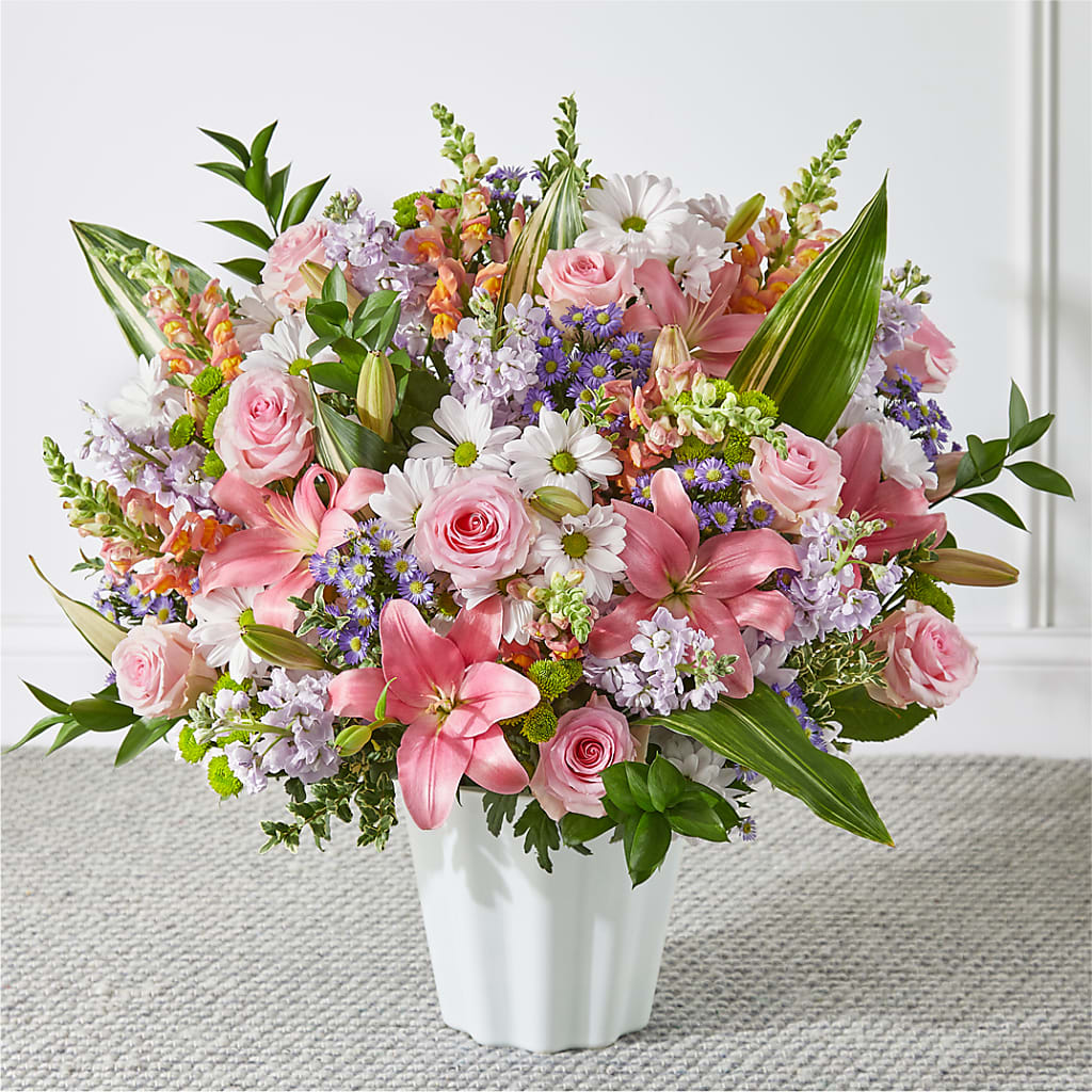 Abundant Compassion Floor Basket – Kay Penny Florist, Hamilton ON