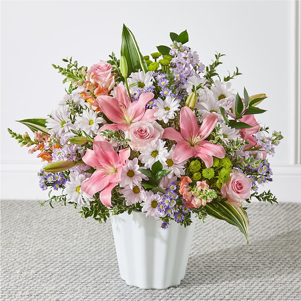Abundant Compassion Floor Basket – Kay Penny Florist, Hamilton ON