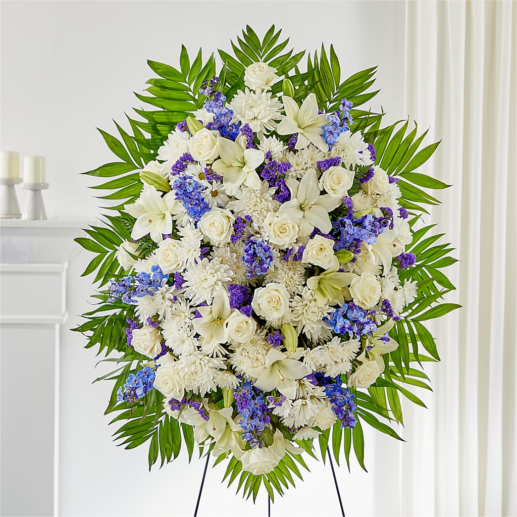 At Rest Standing Spray – Kay Penny Florist, Hamilton ON
