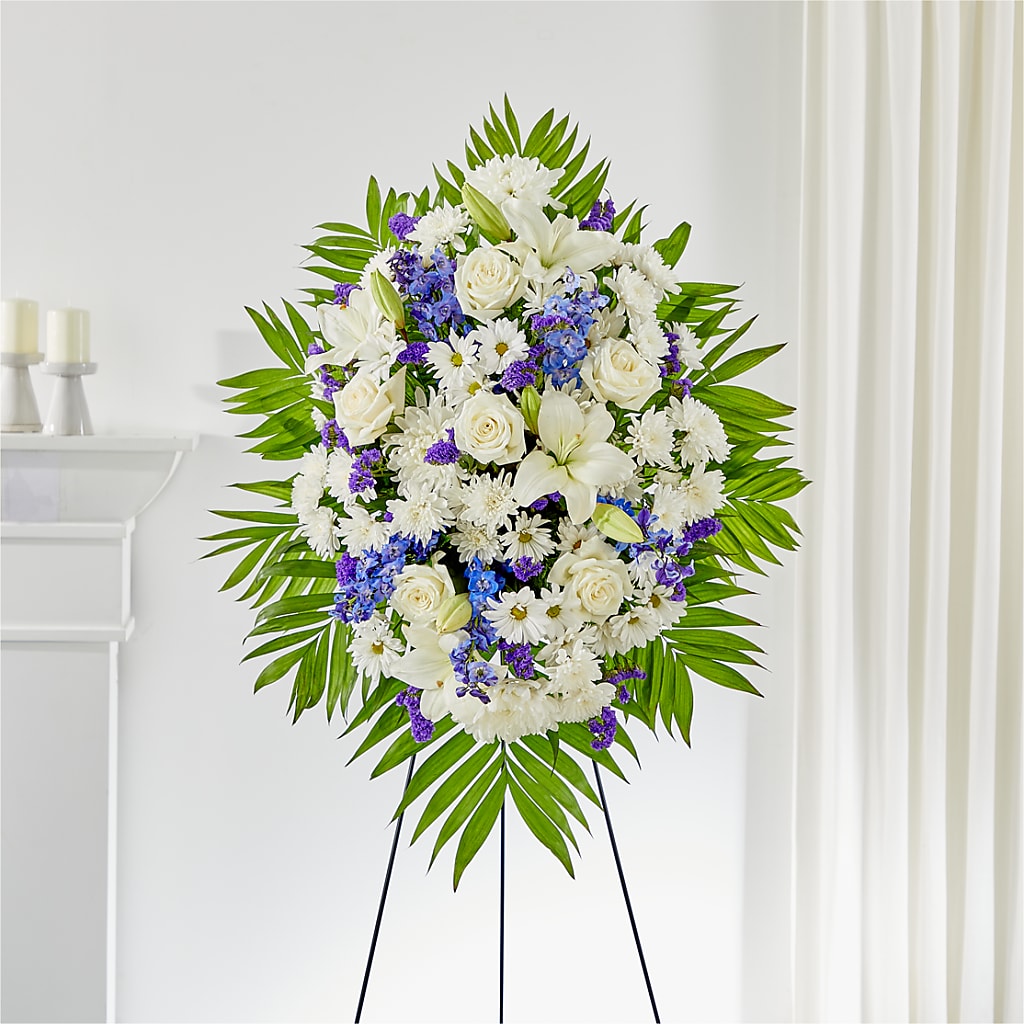 At Rest Standing Spray – Kay Penny Florist, Hamilton ON