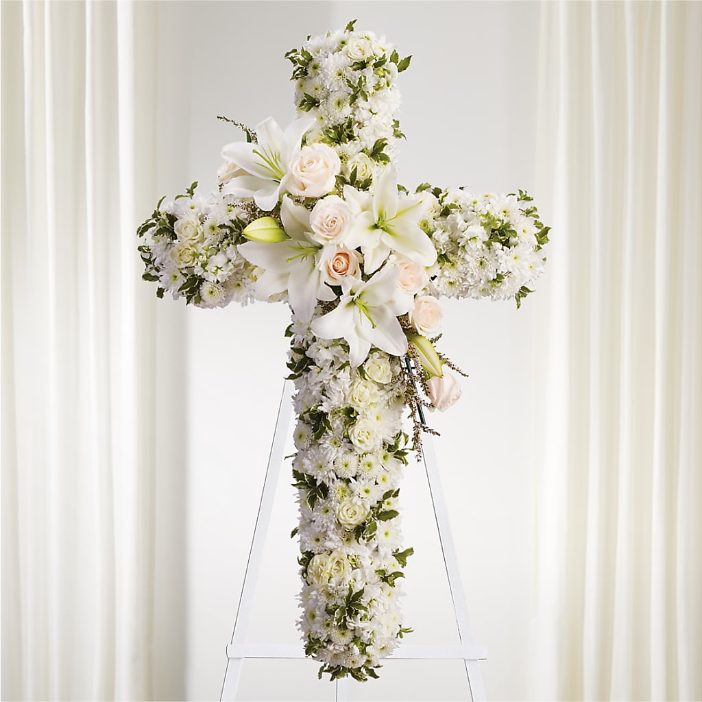 Spiritual Guidance Standing Spray – Kay Penny Florist, Hamilton ON