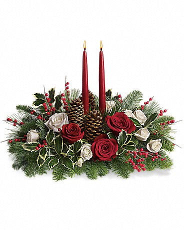 Christmas Wishes Centerpiece – Kay Penny Florist, Hamilton ON