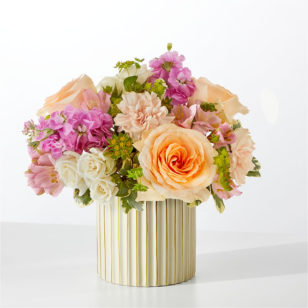 Paradise Bouquet with Ivory Vase – Kay Penny Florist, Hamilton ON
