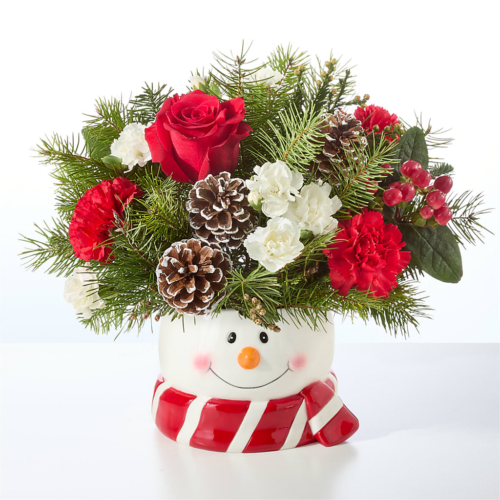 Jolly Snowman Bouquet –  Kay Penny Florist, Hamilton ON