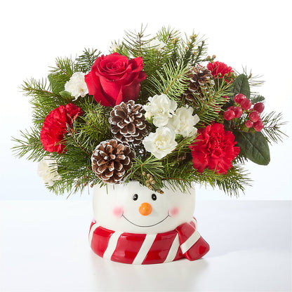 Jolly Snowman Bouquet –  Kay Penny Florist, Hamilton ON