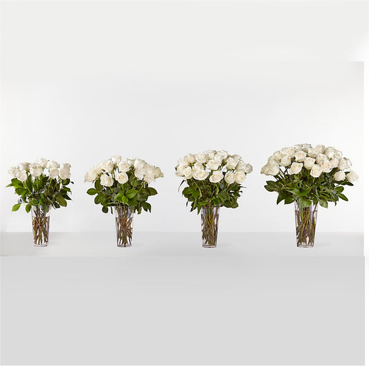 Long Stem White Rose Bouquet –  Kay Penny Florist, Hamilton ON