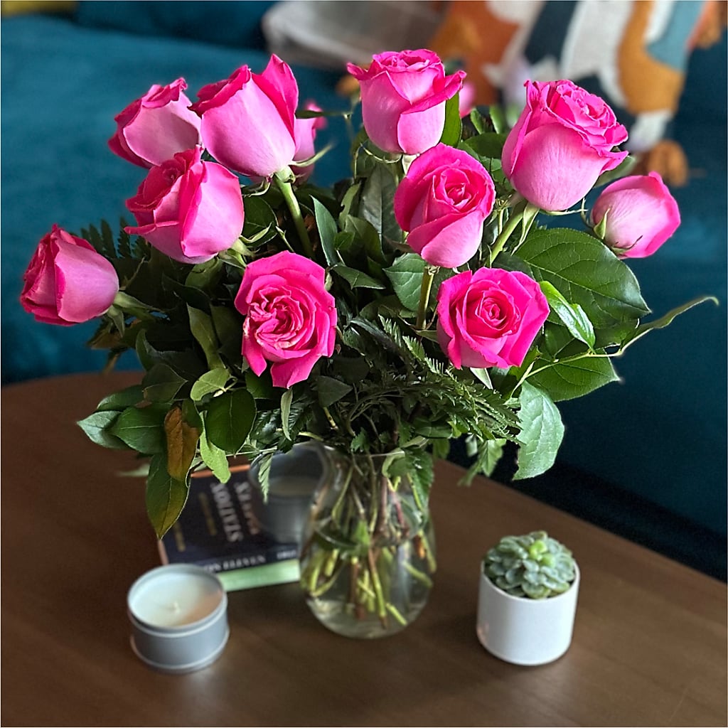 Long Stem Pink Rose Bouquet –  Kay Penny Florist, Hamilton ON