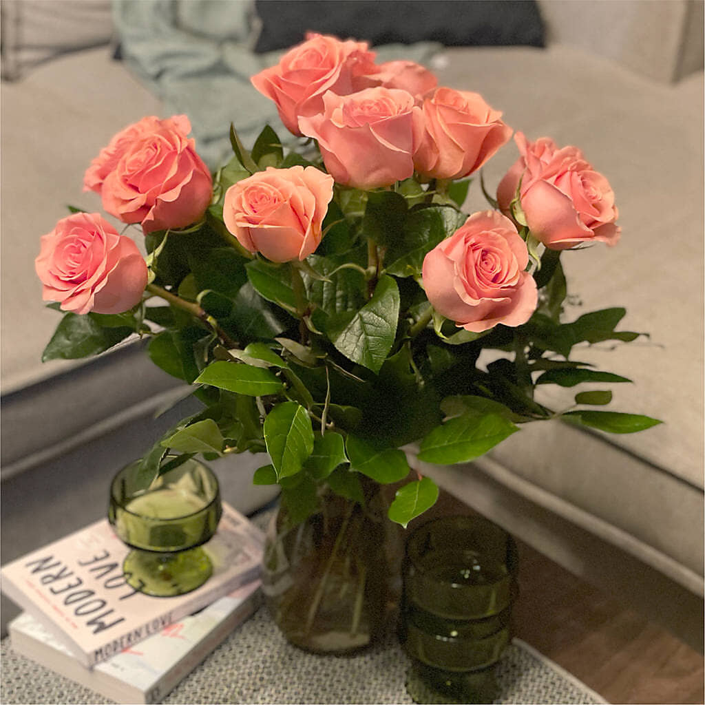Long Stem Pink Rose Bouquet –  Kay Penny Florist, Hamilton ON