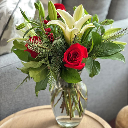Sparkling Snowflakes Bouquet –  Kay Penny Florist, Hamilton ON