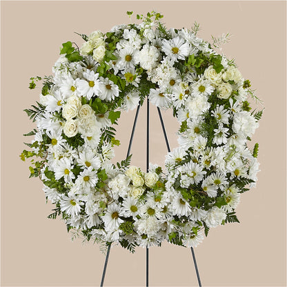 Faithful Wishes Wreath –  Kay Penny Florist, Hamilton ON