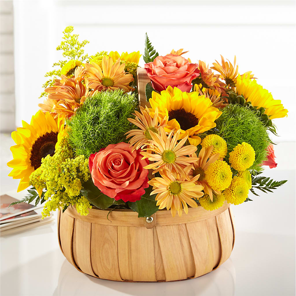Harvest Sunflower Basket –  Kay Penny Florist, Hamilton ON