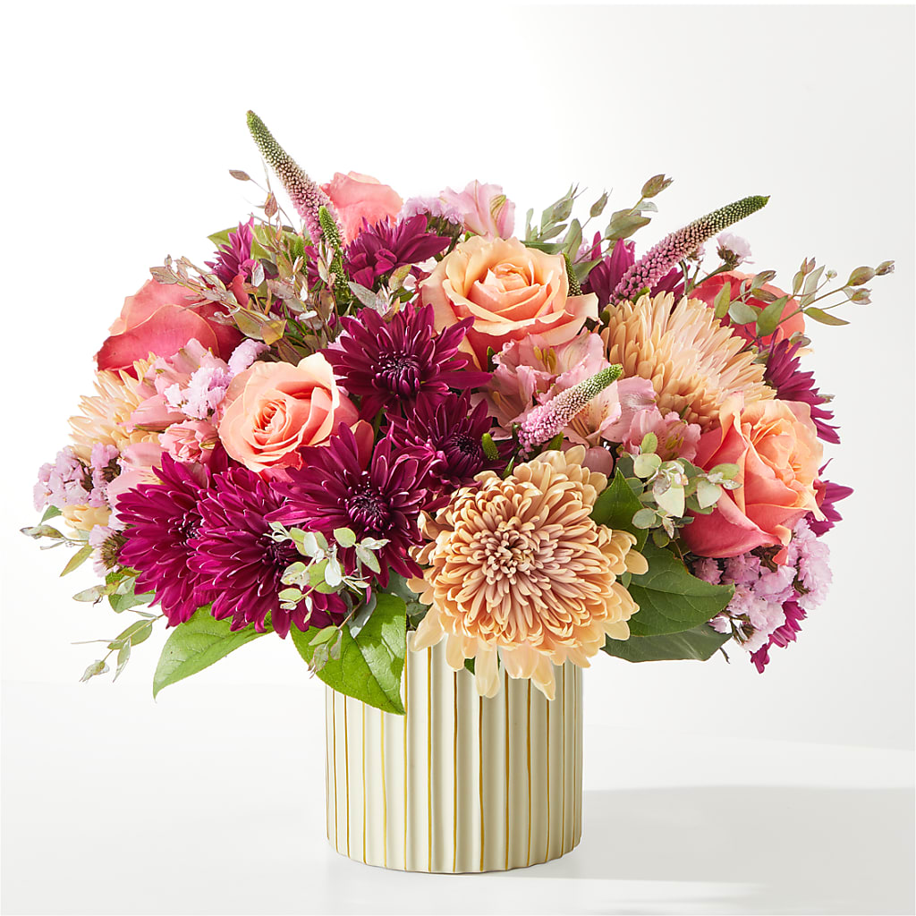 Berry Cobbler Bouquet with Ivory Vase –  Kay Penny Florist, Hamilton ON