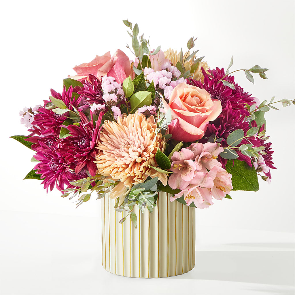 Berry Cobbler Bouquet with Ivory Vase –  Kay Penny Florist, Hamilton ON