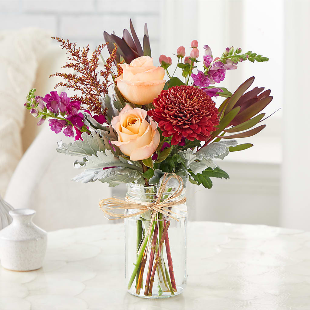 Moody Hues Bouquet –  Kay Penny Florist, Hamilton ON