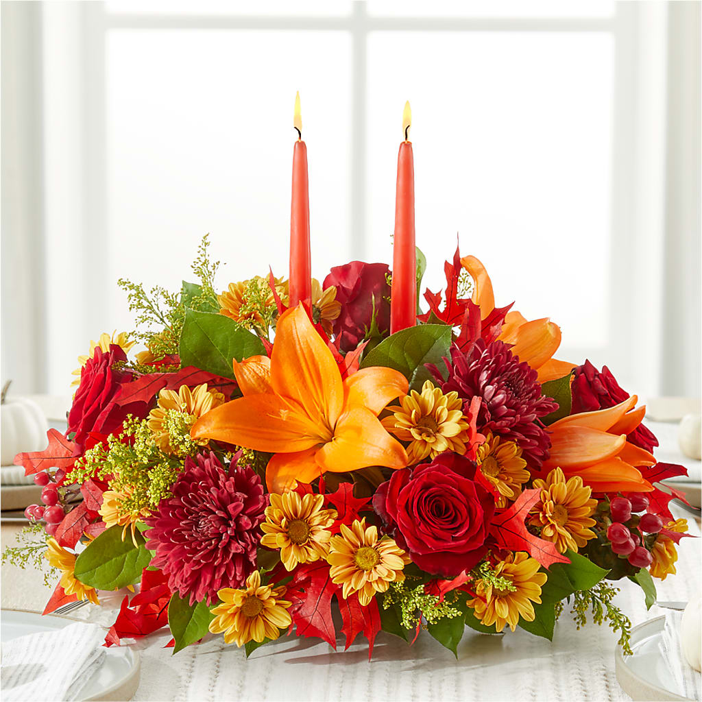 Autumn's Embrace Centerpiece –  Kay Penny Florist, Hamilton ON