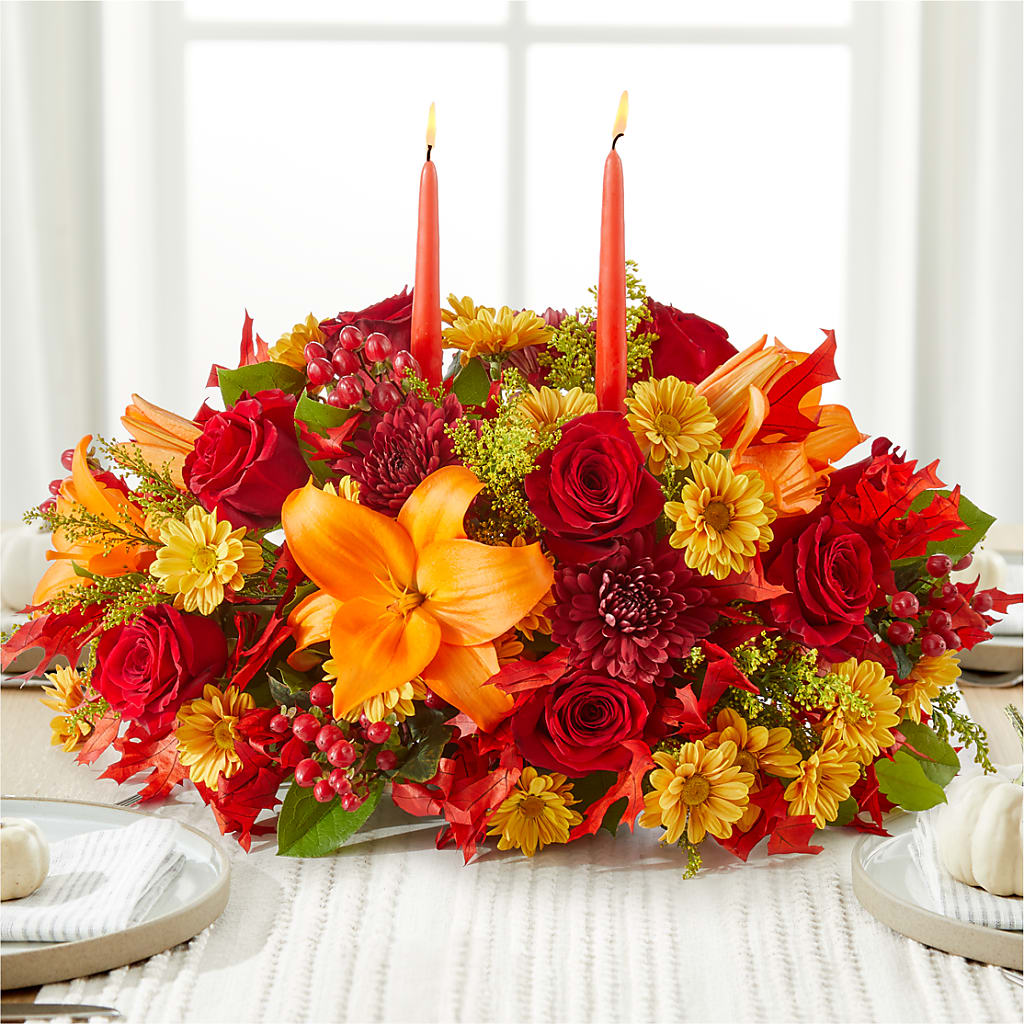 Autumn's Embrace Centerpiece –  Kay Penny Florist, Hamilton ON