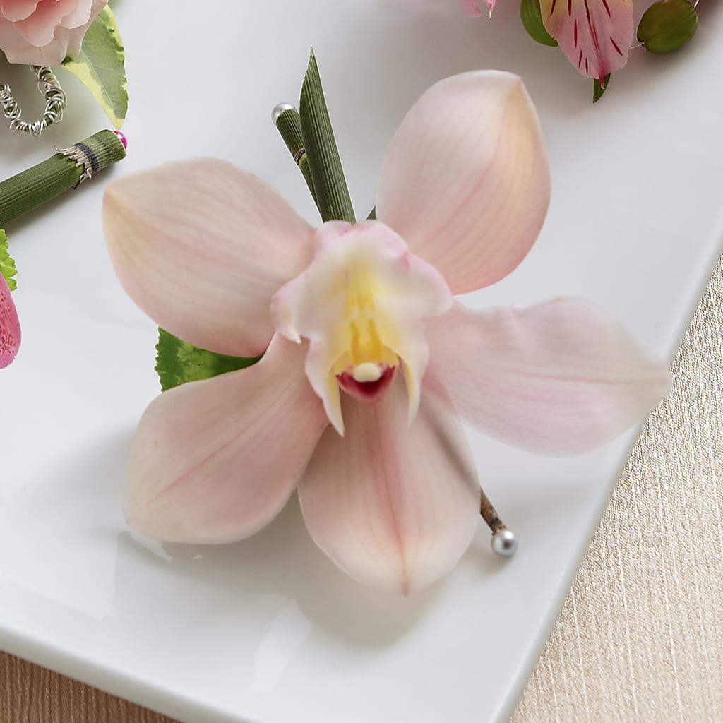 Ramo de Cymbidium rosa