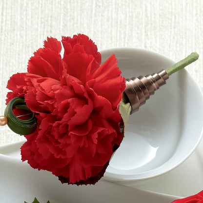 Red Carnation Boutonniere –  Kay Penny Florist, Hamilton ON